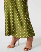 JAIDEN DRESS OLIVE HEATHER
