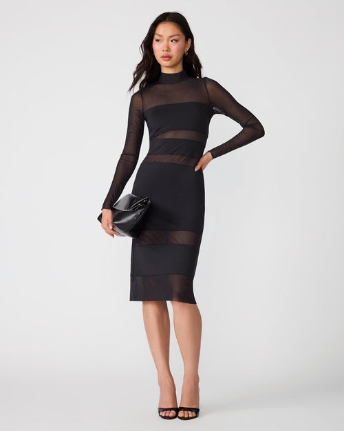 BLAZE DRESS BLACK - BLACK / XXS