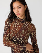 ROBE VIVARA BRUN FUMÉ