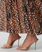 ROBE VIVARA BRUN FUMÉ