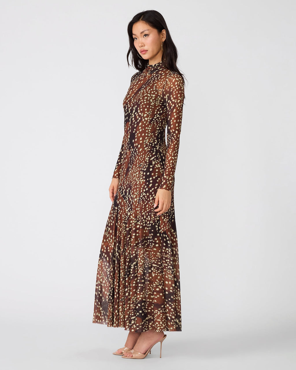 VIVARA DRESS SMOKEY BROWN