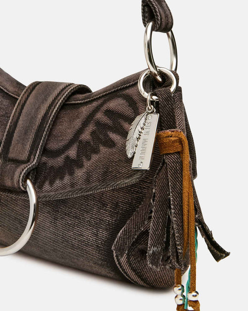 ALBANY BAG TAN DENIM