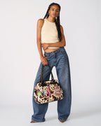 SAC LEILANI IMPRIMÉ MARRON