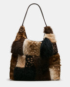 SAC PATCHWORK EN FAUSSE FOURRURE LENORES