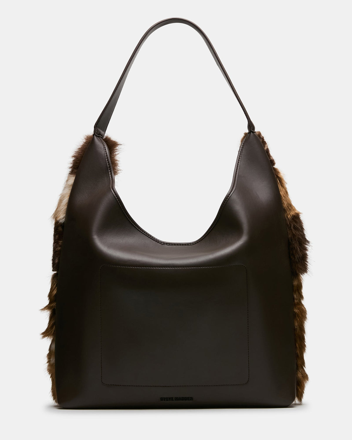 LENORES FAUX FUR BAG PATCHWORK