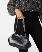 SAC NOVAK CROCO NOIR