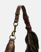 SAC OLGA MARRON VIEILLI