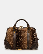 SAC EN FAUSSE FOURRURE RIGGS CHOCOLAT