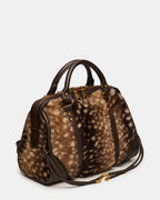 SAC EN FAUSSE FOURRURE RIGGS CHOCOLAT