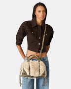 SAC EN FAUSSE FOURRURE RIGGS NATUREL