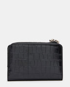 ENSEMBLE CADEAU PORTEFEUILLE SORELLA NOIR CROCODILE