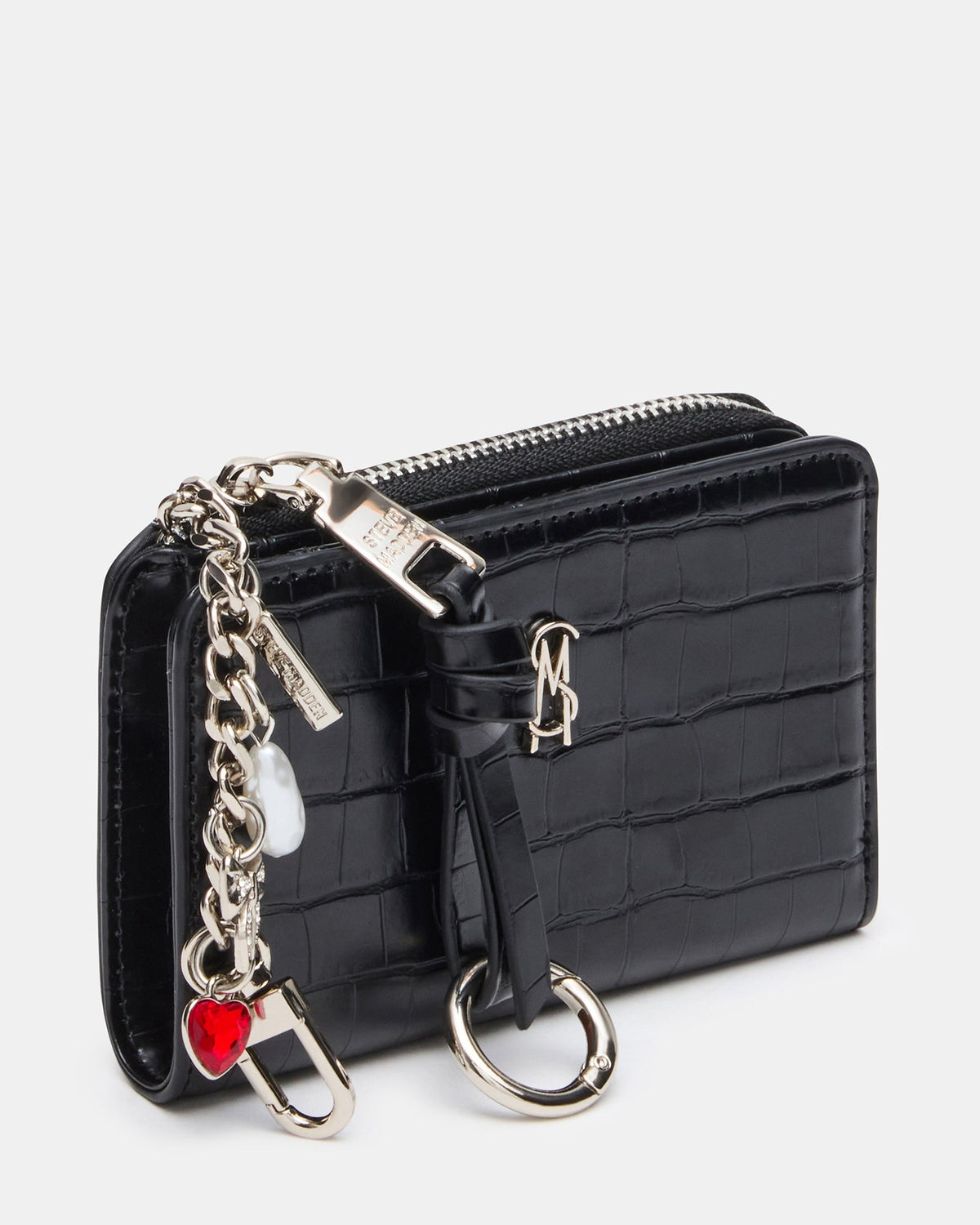 SORELLA WALLET GIFT SET BLACK CROCODILE