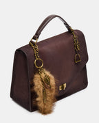 SAC THEIA EN DAIM CHOCOLAT