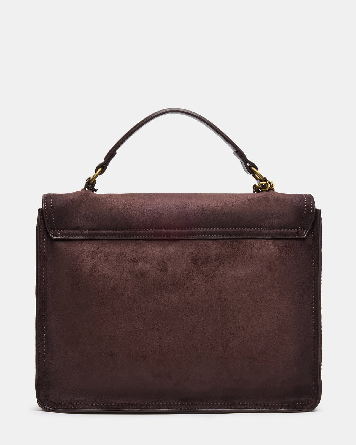 THEIA SUEDE BAG CHOCOLATE