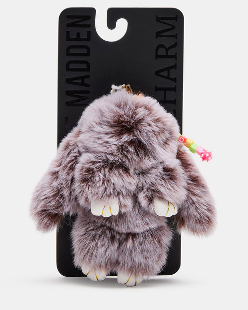 BUNNY BAG CHARM CHOCOLATE - CHOCOLATE / ONESZ