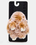 BUNNY BAG CHARM CHESTNUT - CHESTNUT / ONESZ