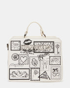 EVELYN STAMP BAG GIFT SET WHITE/MULTI