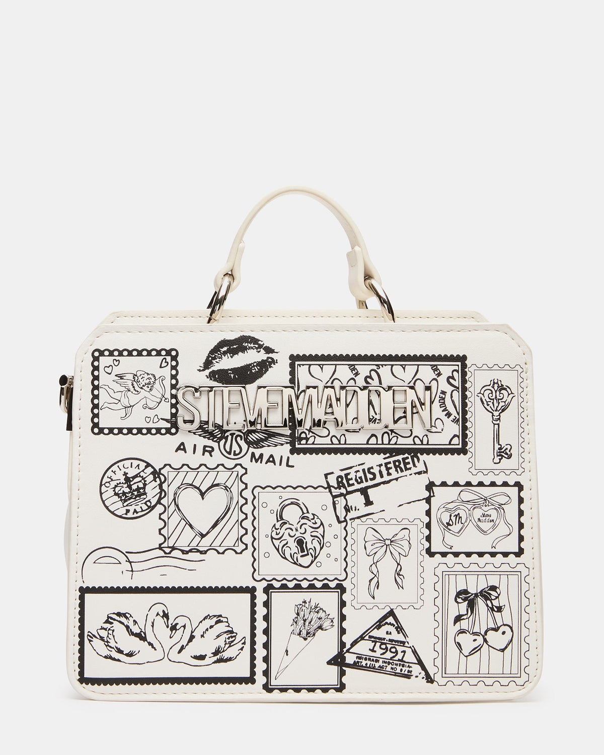 EVELYN STAMP BAG GIFT SET WHITE/MULTI