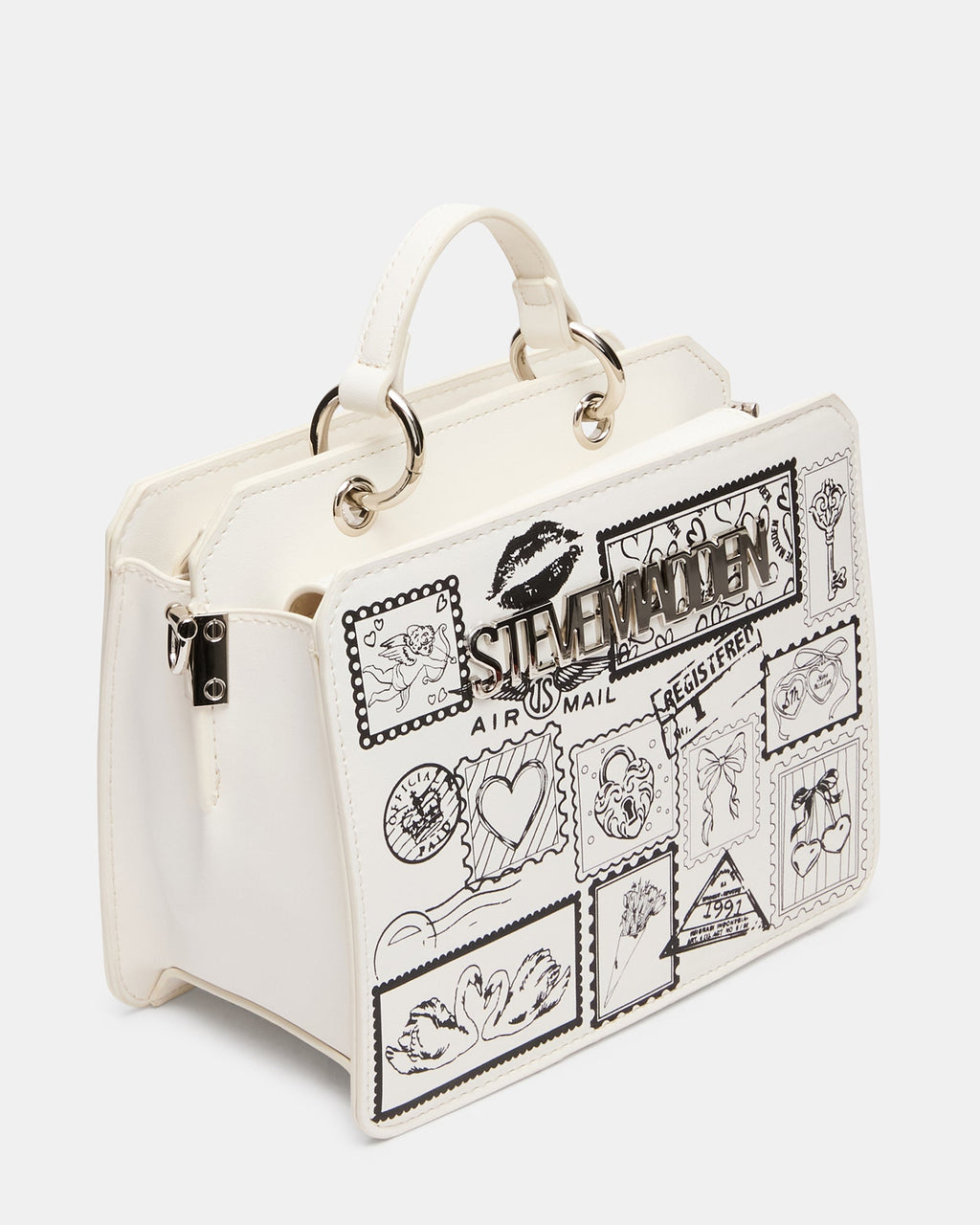 EVELYN STAMP BAG GIFT SET WHITE/MULTI