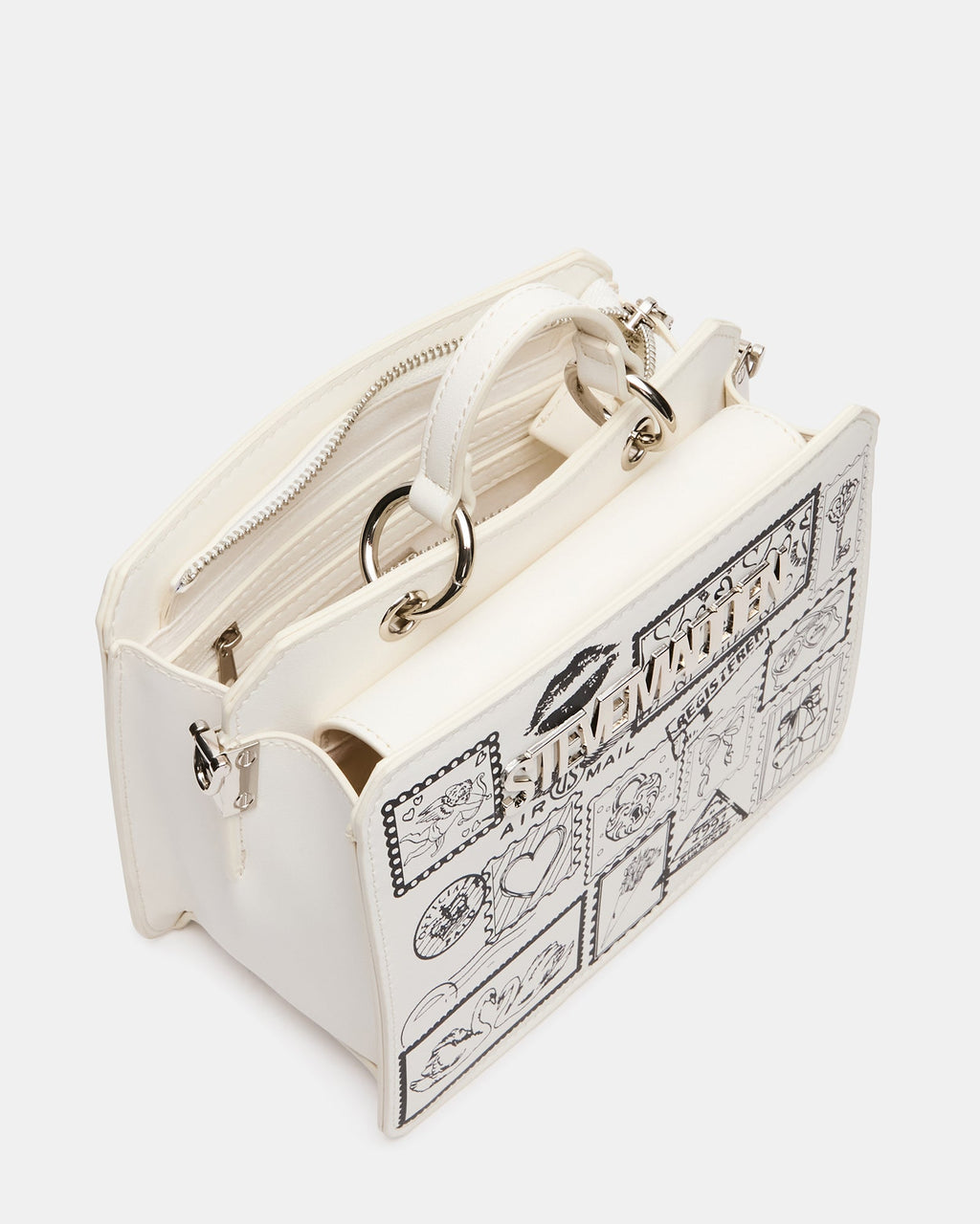 EVELYN STAMP BAG GIFT SET WHITE/MULTI