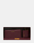 ZIPPY WALLET GIFT SET BLOODSTONE