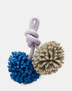 BRELOQUE CHAUSSURE POMPON BLEU/MULTI