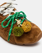 BRELOQUE CHAUSSURE POMPON VERT/MULTI