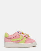 MAILLOT POUR TOUT-PETITS LIME/ROSE