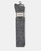 FALL 2 PACK MARLED KNEE HIGH SOCKS BLACK
