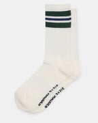 LOT DE 2 CHAUSSETTES ATHLEISURE À RAYURES WYNN ÉCRU