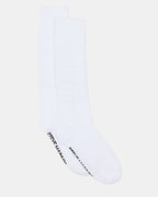 2 PACK RIBBED SLOUCH SOCKS WHITE - WHITE / ONESZ
