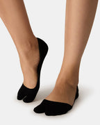 CHAUSSETTES DÉTOX À ORTEILS SÉPARÉS NOIR/NU