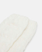 1 PACK CHUNKY CABLE LEG WARMERS IVORY