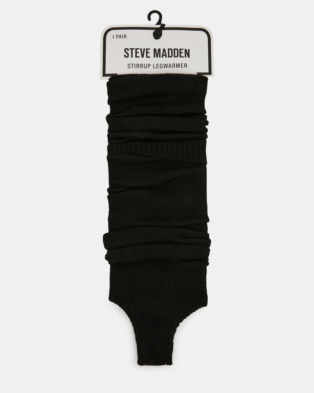1 PACK STIRRUP LEG WARMERS BLACK