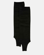 1 PACK STIRRUP LEG WARMERS BLACK