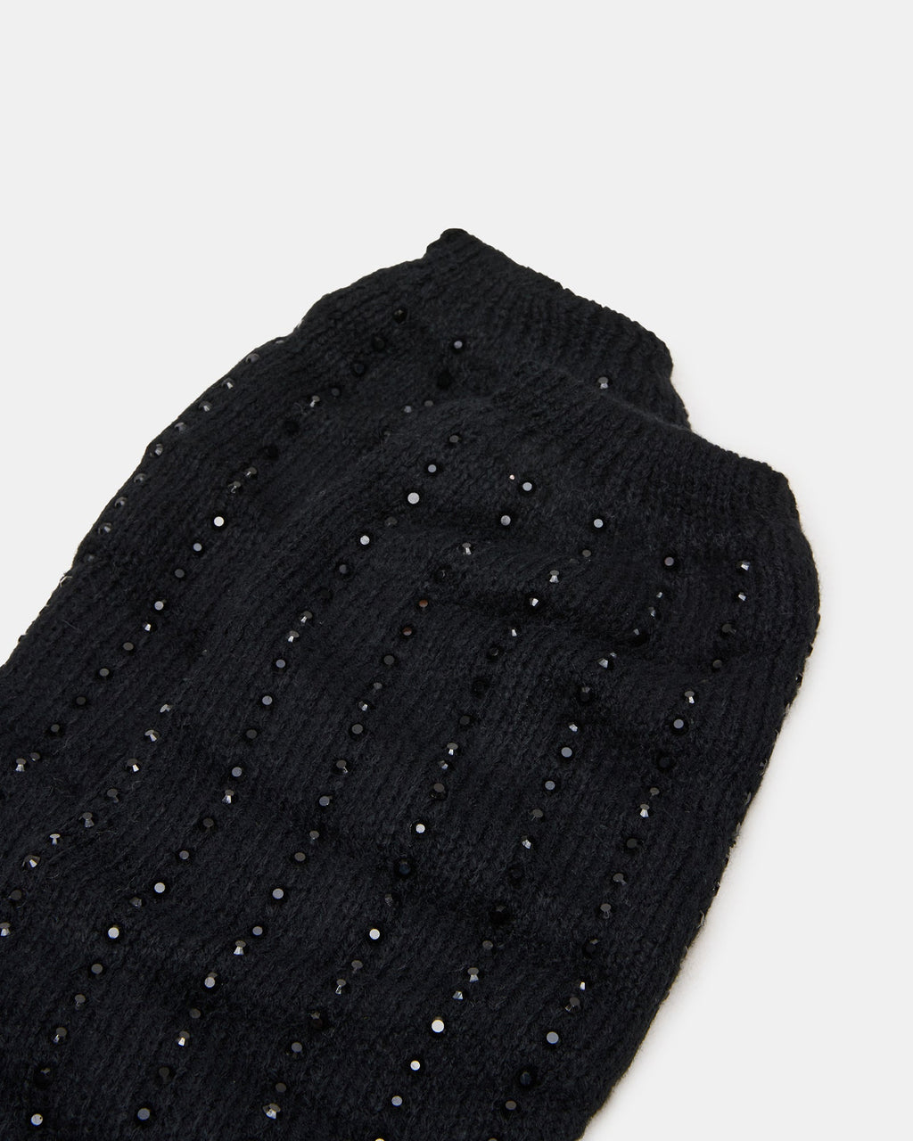 1 PACK CHUNKY CABLE LEG WARMERS BLACK