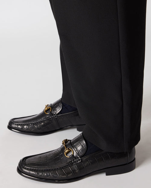 BROOKLYN BLACK CROCODILE