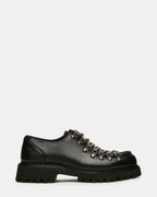 CALIX BLACK LEATHER - BLACK LEATHER / 7