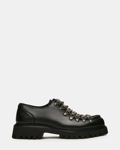 CALIX BLACK LEATHER - BLACK LEATHER / 7