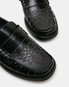 ENNIS BLACK LEATHER