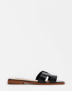 HADYN BLACK LEATHER - BLACK LEATHER / 5