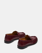 CUIR QUINCEY CERISE NOIRE