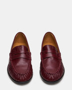CUIR QUINCEY CERISE NOIRE