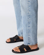 YUSSUF CUIR NOIR