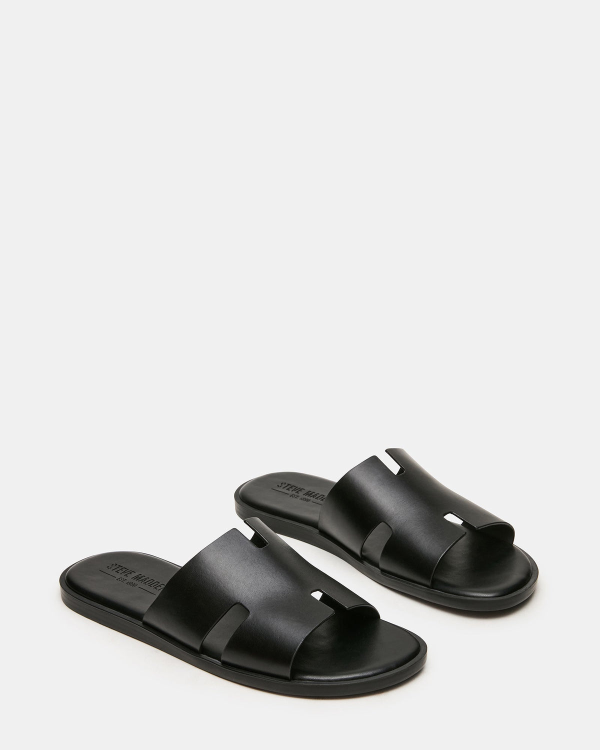 YUSSUF BLACK LEATHER