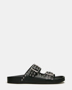 ABOTT BLACK LEATHER - BLACK LEATHER / 5