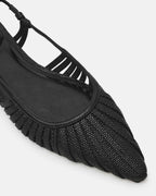 ALANDRIA BLACK RAFFIA