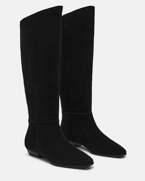 AMIAS BLACK SUEDE
