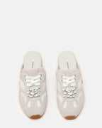 AZIEL MULE WHITE SUEDE