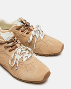 AZIEL SNEAKER & SHOELACE BROWN BUNDLE